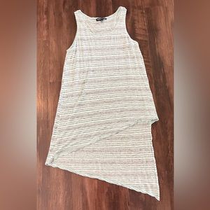 Saks Fifth Avenue Asymmetrical Sheer Dress